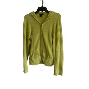 PHILOSOPHY Lime Green Hooded Cardigan